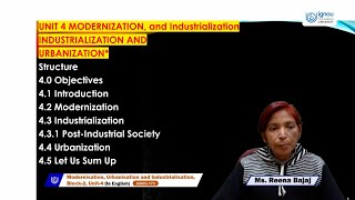 Modernisation Urbanisation and Industrialisation [upl. by Niasuh]