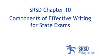 SRSD Chapter 10 Components of Effective Writing for State Exams [upl. by Tnecniv]