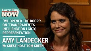 Amy Landecker’s Nightmare Golden Globes RunIn With Don Cheadle  CONAN on TBS [upl. by Anavas]