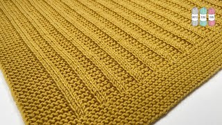 How to Knit the quotStanleyquot Baby Blanket [upl. by Lusty]