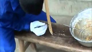 Forging a Ronin Elite Katana  Claying  How a Samurai Sword is Forged Part 2 [upl. by Reinhard]