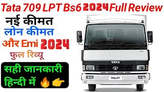 Tata 709 LPT Bs6 Price 2024 specification On road price Loan Downpayment EMI full detail and Review [upl. by Celesta]