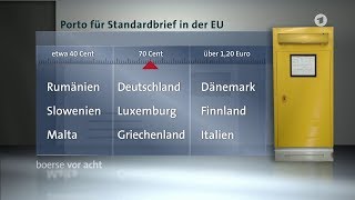 TV Doku Briefporto der Deutschen Post im Vergleich [upl. by Naujek]