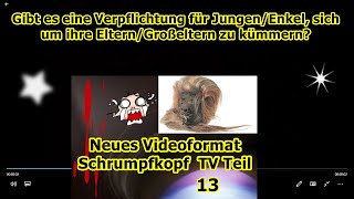 Gibt es eine Verpflichtung für JungenEnkel sich um ihre ElternGroßeltern zu kümmern [upl. by Sato]