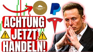 ⚠️TESLA PAYPAL amp CANOPY GROWTH VOR MASSIVEN BEWEGUNGEN SO HANDELST DU RICHTIG [upl. by Edelsten643]