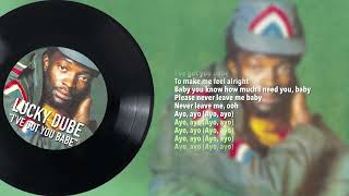 Lucky Dube – Ive Got You Babe Official Lyric Video [upl. by Brandt]