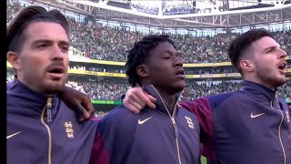 Republic of Ireland vs England National Anthem  UEFA Nations League 202425 [upl. by Rola]