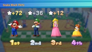 Mario Party 10 Mario Party 66 Mario vs Peach vs Luigi vs Daisy Chaos Castle Master Difficulty [upl. by Ramsa]