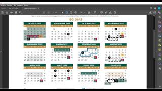 Calendario Escolar 20222023 SEP [upl. by Yeslek]