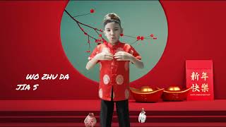 MANDARIN  CHINESE NEW YEAR POEM quotXIN NIAN DAOquot SPRING FESTIVAL IS COMING [upl. by Pollerd]