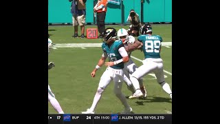 Gabriel Davis catches for a 22yard Gain vs Miami Dolphins [upl. by Repinuj506]