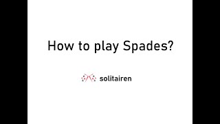 How to play Spades Card Game [upl. by Adiaros]