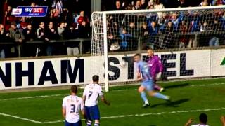 Scunthorpe United vs Bury  League Two 201314 [upl. by Nnaytsirk]