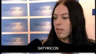 Satyricon  Frost Interview Graspop  23June2006 [upl. by Akenom]