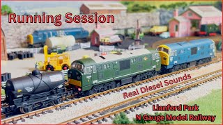 Diesel locomotive running session with real Diesel locomotive sound recordings Ep9 [upl. by Woodsum835]