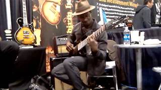 Tosin Abasi testing the new LACE Music Products Aluma XBar 40 and Aluma Deathbar 40 PART 1 [upl. by Ahsa]