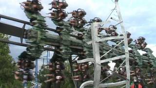 Raptor offride HD Gardaland Italy [upl. by Halivah163]