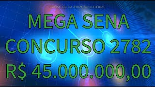 Mega Sena 2782 tabelas do canal [upl. by Yenhpad]