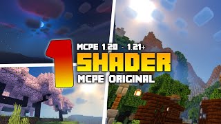 1 SHADER MCPE ORIGINAL NO PATCH  Di Minecraft 120  121   Support Low End Mobile Device [upl. by Elyad683]