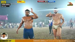 SUPER FINAL BAHUAKBPUR VS MORKHI CHORKARSA KARNAL  Open Circle Kabaddi Tournament [upl. by Armilda]