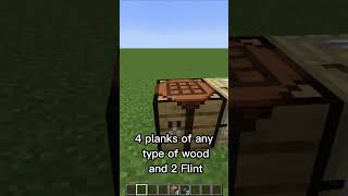 How to Craft a FLETCHING TABLE in Minecraft shorts minecraft tutorial [upl. by Akialam157]