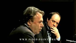 quotCan Atheism Save Europequot  Christopher Hitchens vs John Lennox debate preview [upl. by Atimad]