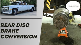 1988 Chevy R30 Rear Disc Brake Conversion [upl. by Elery728]