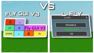 Fly GUI V3 VS LFly • Roblox  Script Comparison Video [upl. by Nihsfa]