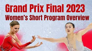 ISU GRAND PRIX FINAL WOMEN’S SHORT PROGRAM 2023 BEIJING overview amp recap Isabeau Levito is sick [upl. by Oreves]