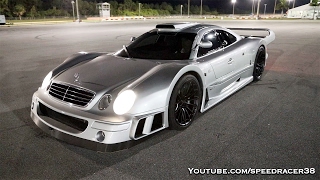 Mercedes CLK GTR late night blast [upl. by Lepley]