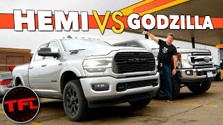 I Drive a New 2020 Ram HD 64L HEMI Over 1000 Miles and Compare Its MPG Versus a 73L Ford F250 [upl. by Kailey]