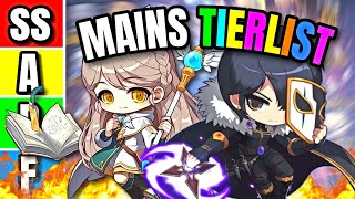 Maplestory BEST Mains TIERLIST pre milestone [upl. by Tristan]