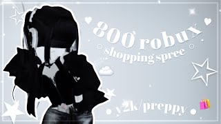 ・ 800 Robux shopping spree 🛍️ ・y2kpreppy ・ [upl. by Asiluy]