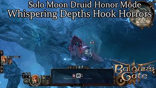 Solo Moon Druid Whispering Depths Hook Horrors Honor Mode [upl. by Bray]