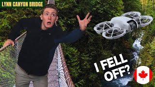 My Epic Adventure Gone Wrong at the Lynn Canyon Suspension Bridge [upl. by Narmak]