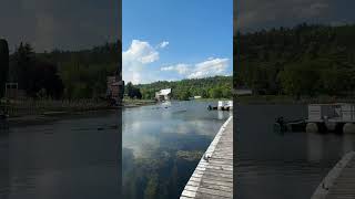 Relax by the dock and reconnect with nature just a walk away lakelife cottage ontario [upl. by Ahtanaram]