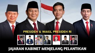 TERBARU Jajaran Menteri Kabinet PrabowoGibran Menjelang Pelantikan [upl. by Ahsatam643]