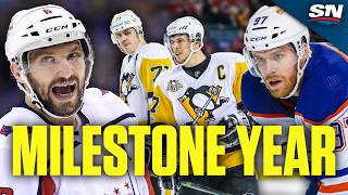 Look Out For These NHL Milestones In 202425 [upl. by Yahsram]