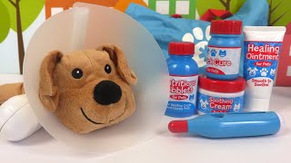 Jouet Vétérinaire Chien Malade  Pet Vet Toys Puppy Dogs Chiots [upl. by Araec]