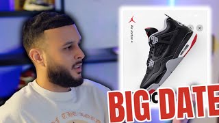 SHOCK DROP Jordan 4 Bred Reimagined THE BIGGEST DROP OF THE YEAR [upl. by Romito420]