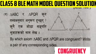 congruence of triangles class 8th  congruence and similarity class 8  congruent of triangles [upl. by Iddo]