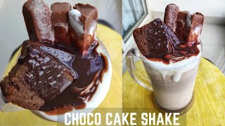 Easy Chocolate Cake Shake at Home in 1 minute shorts [upl. by Mathian384]