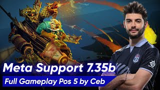 Gyrocopter Hard Support 735b by Ceb  Dota 2 Pro Gameplay [upl. by Ybanrab]