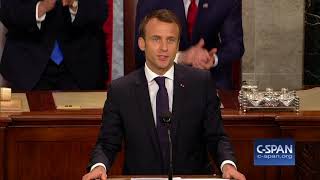 French President Emmanuel Macron Addresses Congress  FULL SPEECH CSPAN [upl. by Lyon]