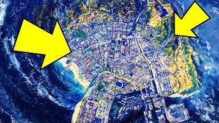 LA TEMPESTA GIGANTE INVESTE LA CITTÀ DI GTA5 [upl. by Hoye]