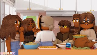 The Collins Familys WORST THANKSGIVING GRANDMAS FIGHT Roblox Bloxburg Roleplay [upl. by Dlabihcra]