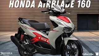 2025 Honda AirBlade 160 New Sporty Look With Fierce Looks  Yamaha Aerox Rival [upl. by Addis]