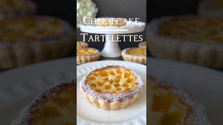 Cheesecake Tartelettes Recipe 🤍 [upl. by Amhser]