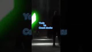 Yoda vs count dooku starwars edit yoda lightsaber [upl. by Katerine]