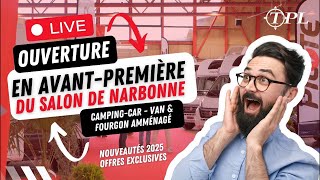 Ouverture en avant première du salon du campingcar van amp fourgon aménagé de Narbonne [upl. by Samled946]